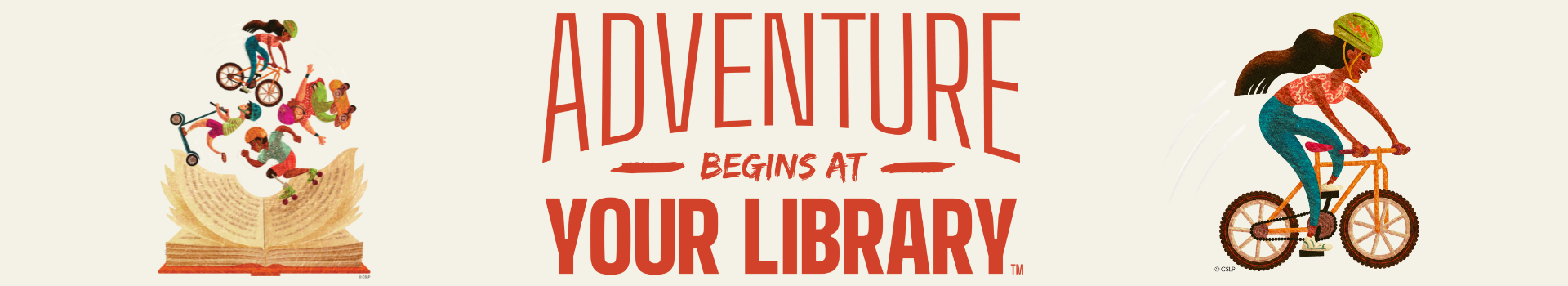 Adventure Begins at your Library banner vertical text (3)