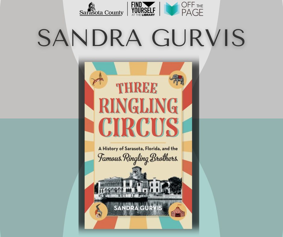 Off the Page Sandra Gurvis with Three Ringling Circus book cover